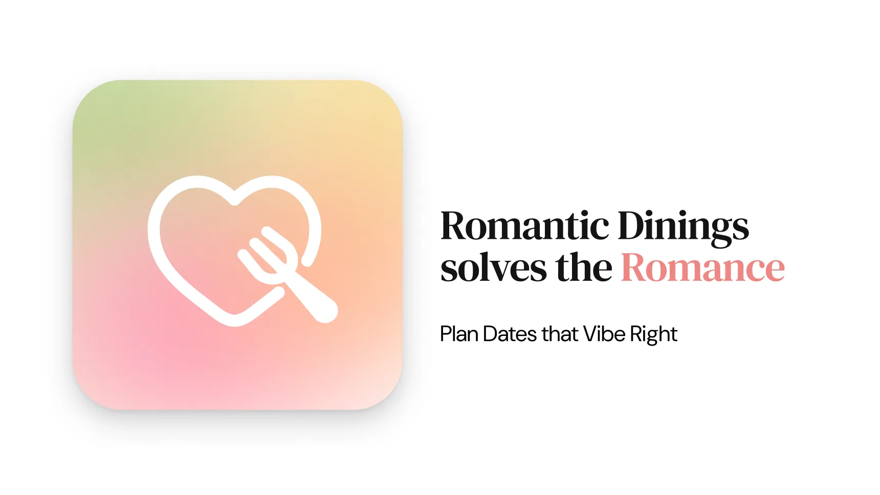 Romantic Dinings App Logo