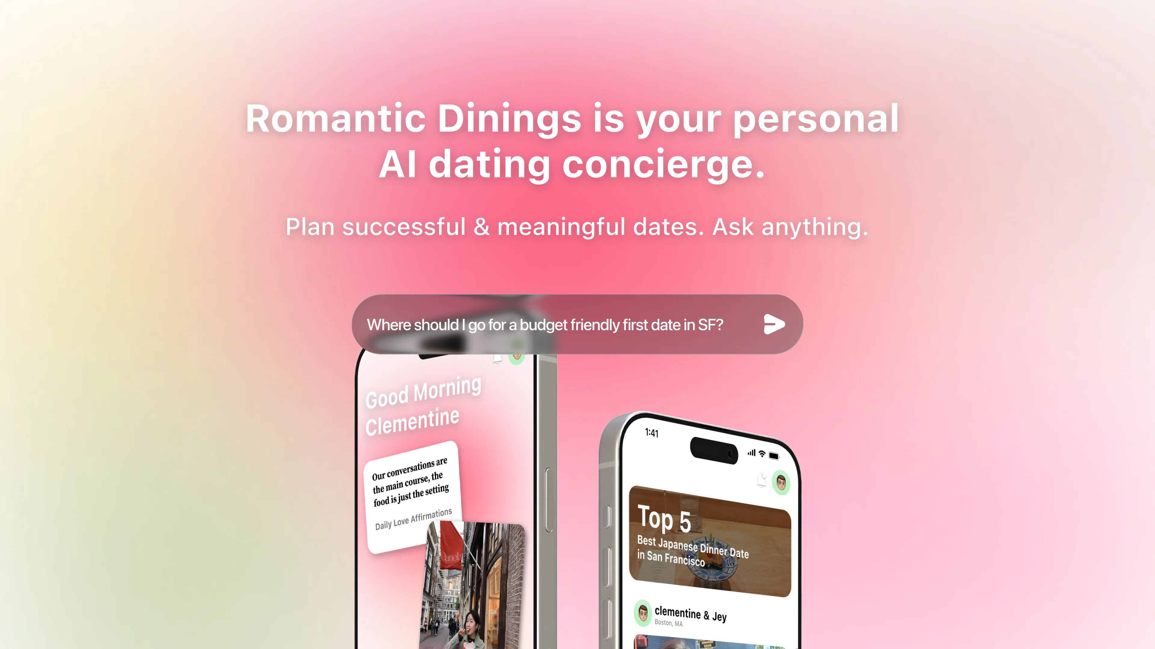 AI dating assistant